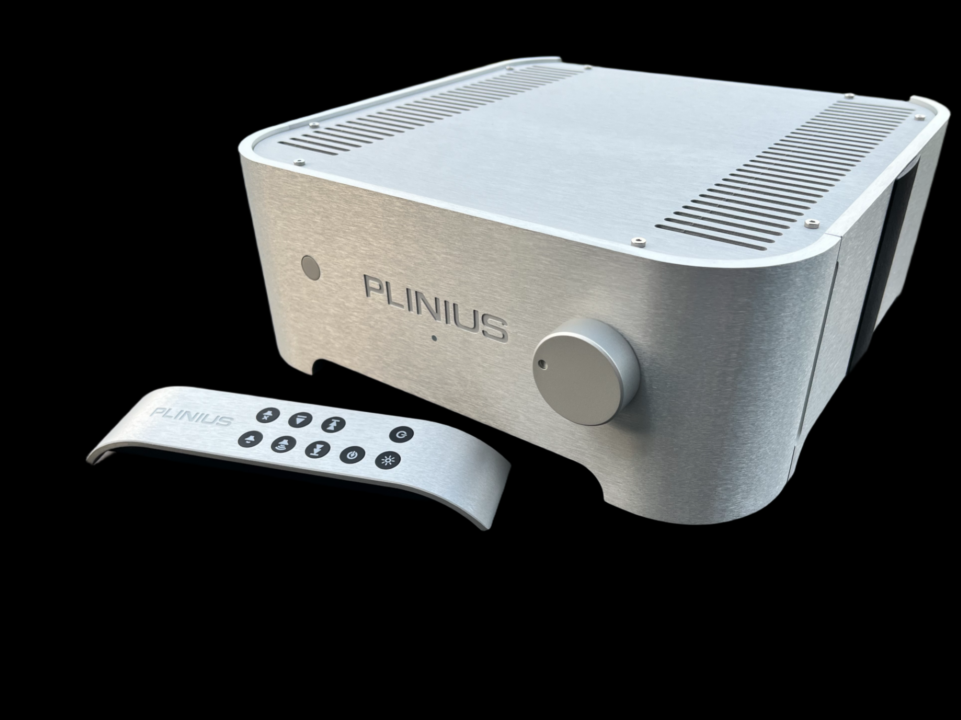 Plinius Audio New Inspire 100 Streaming Amp and remote